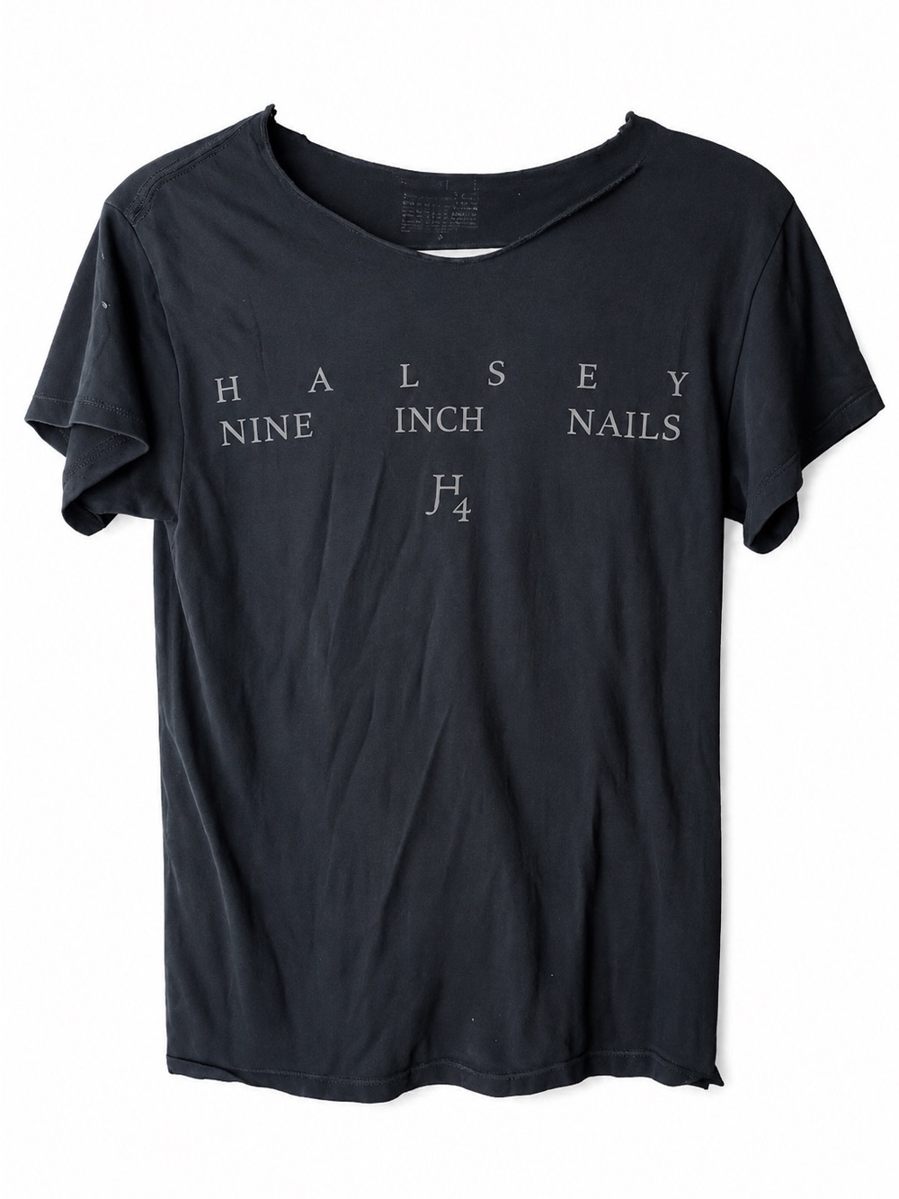 Halsey x Nine Inch Nails IICHLIWP Tour Graphic Tee Distressed Black Size S